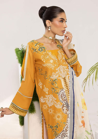 Asifa & Nabeel Aleyna Embroidered Lawn ALV-12