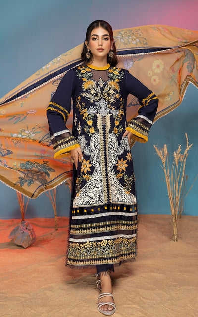 Asifa & Nabeel Aleyna Embroidered Lawn ALV-11