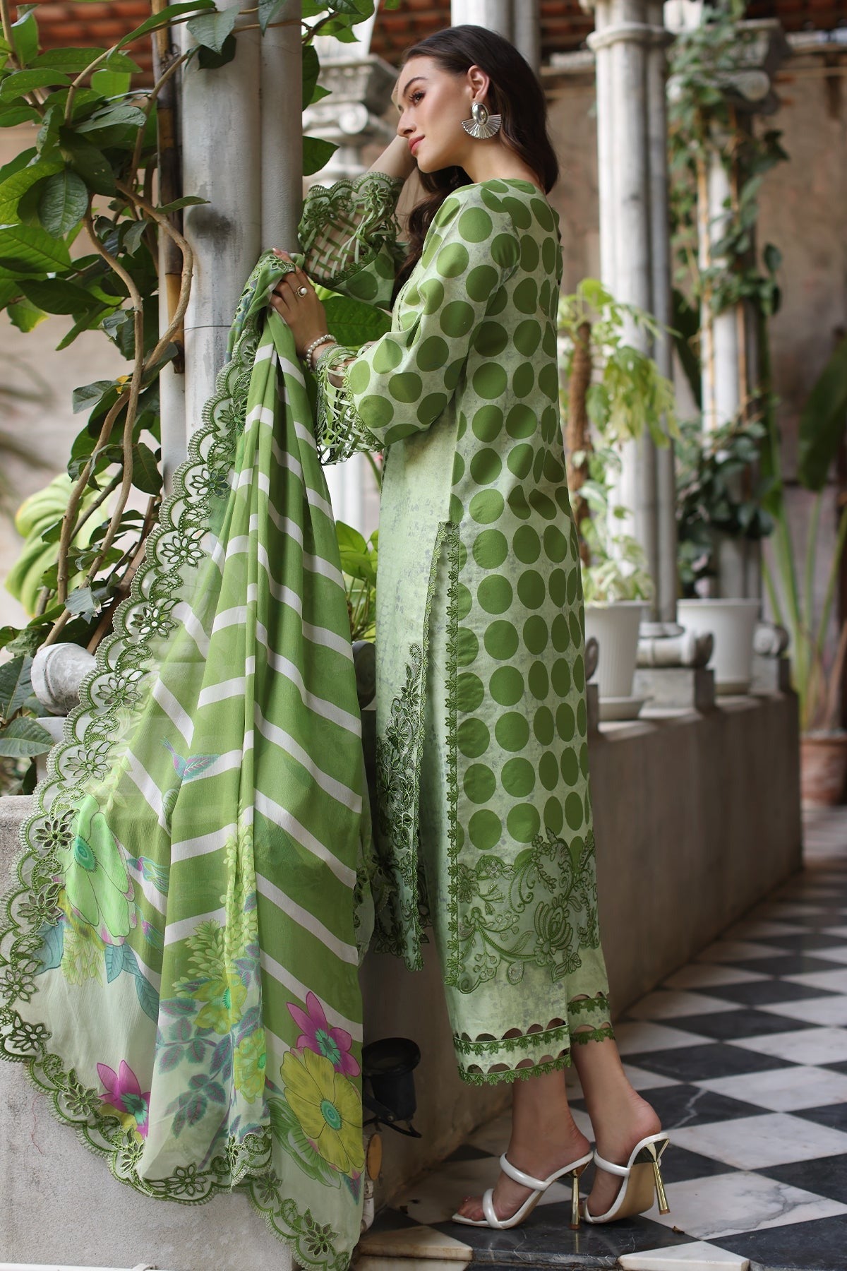 3-PC Unstitched Embroidered Printed Lawn Collection
