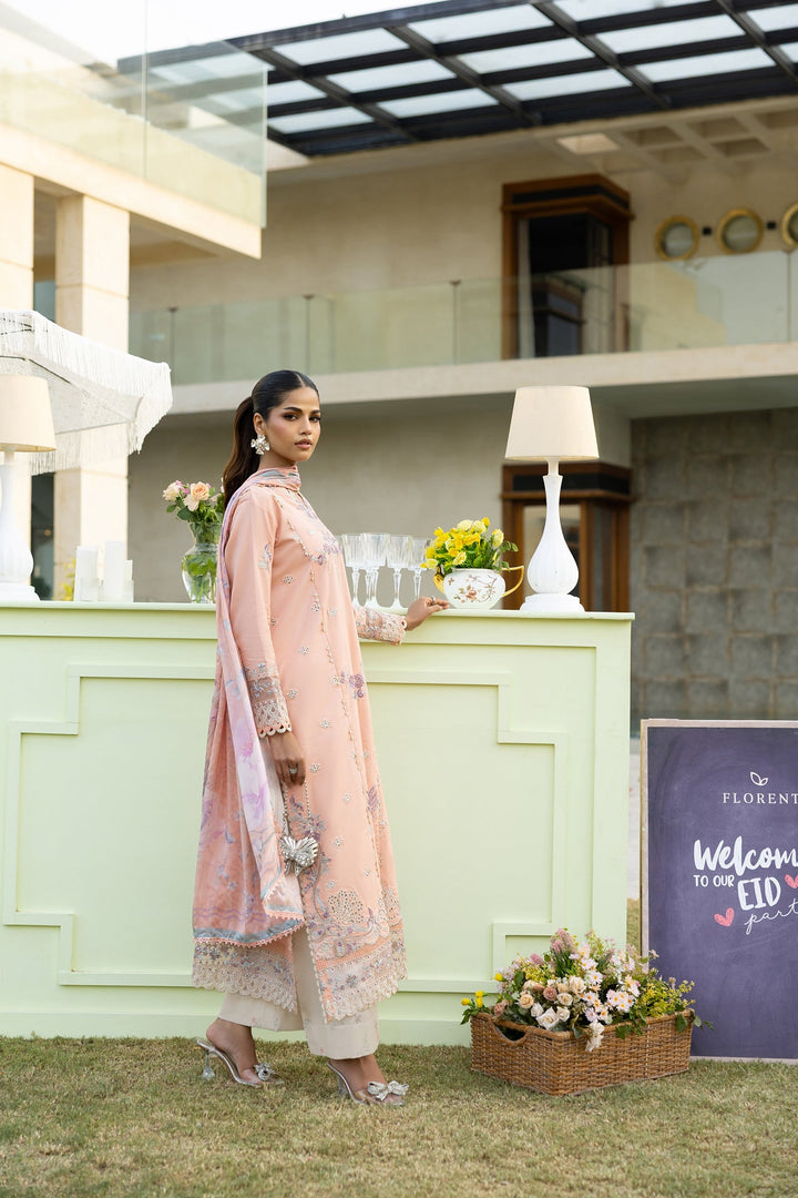 Embroidered 3-Piece Lawn Suit