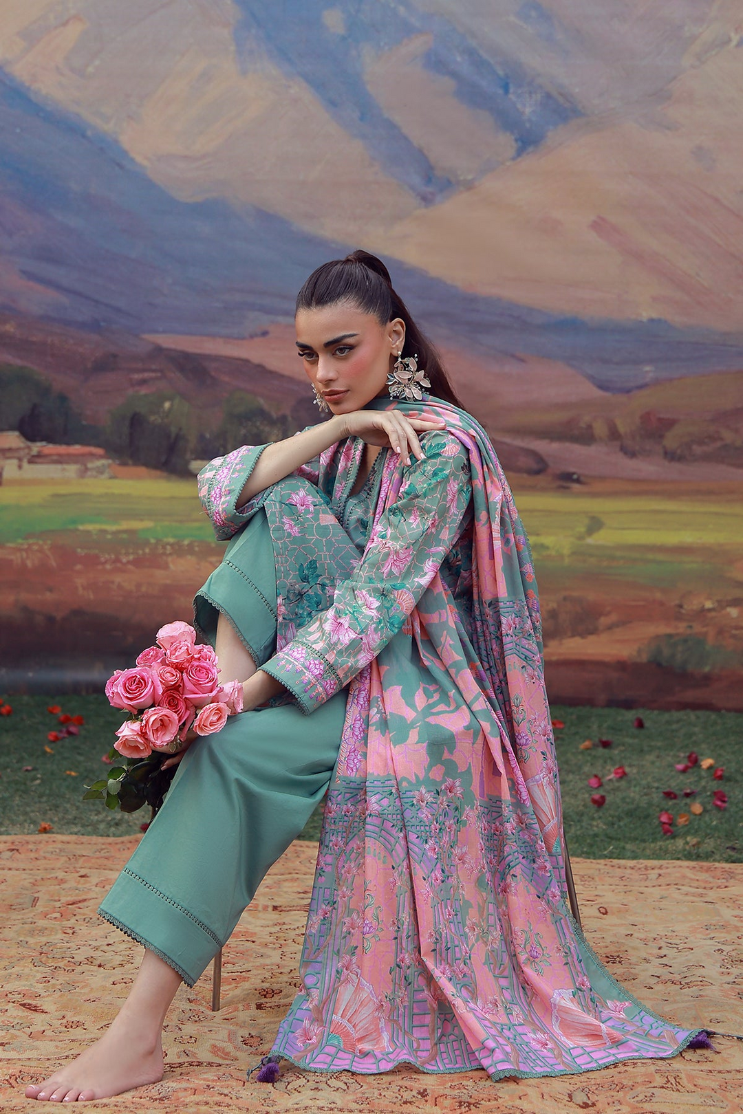 Mirha Unstitched Printed Lawn