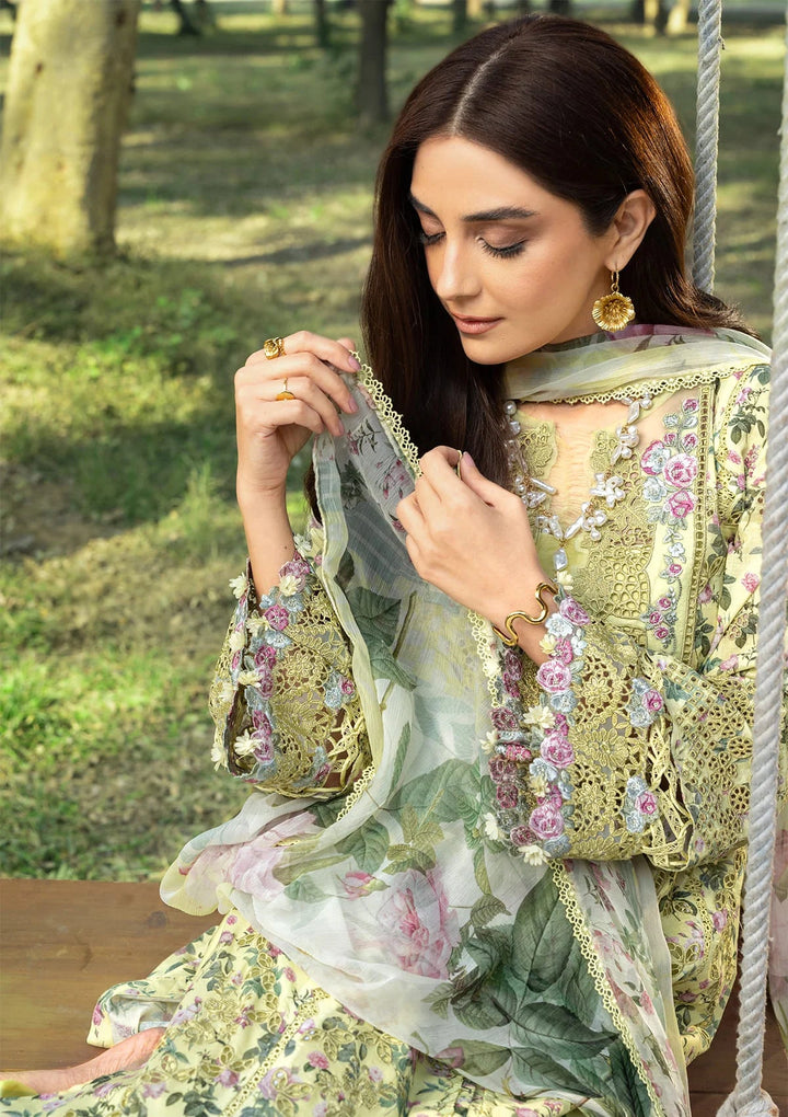 CHIKANKARI PRINTS WITH CHIFFON DUPATTA
