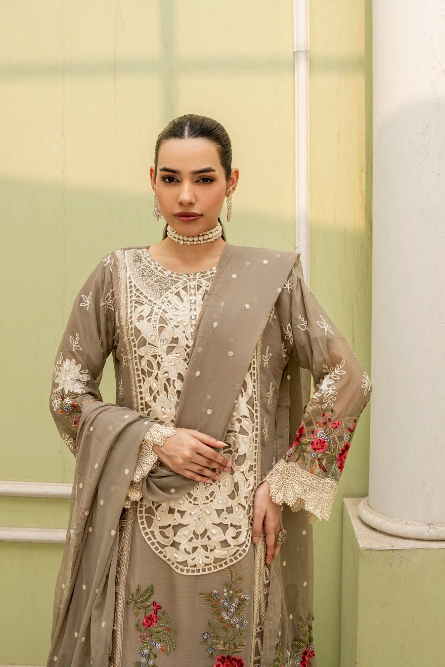 Uffaq EMBROIDRED CHIFFON