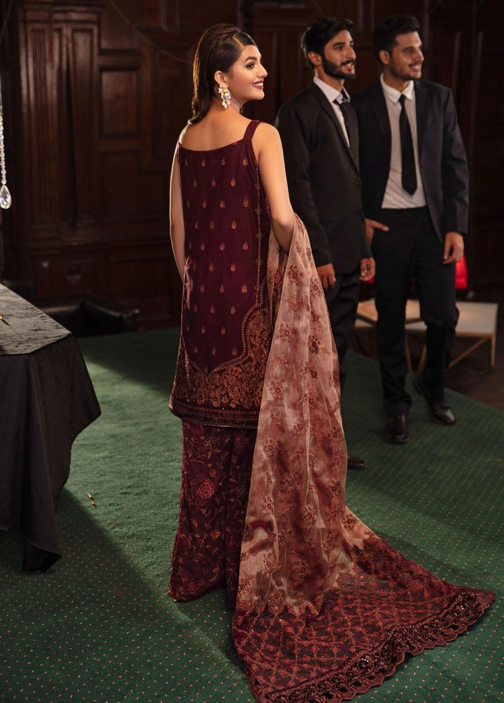 IZNIK La Royale Embroidered Net Suits