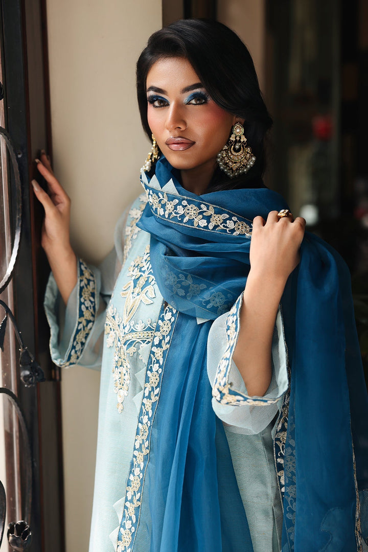 Raw-Silk Stitched 3 Piece