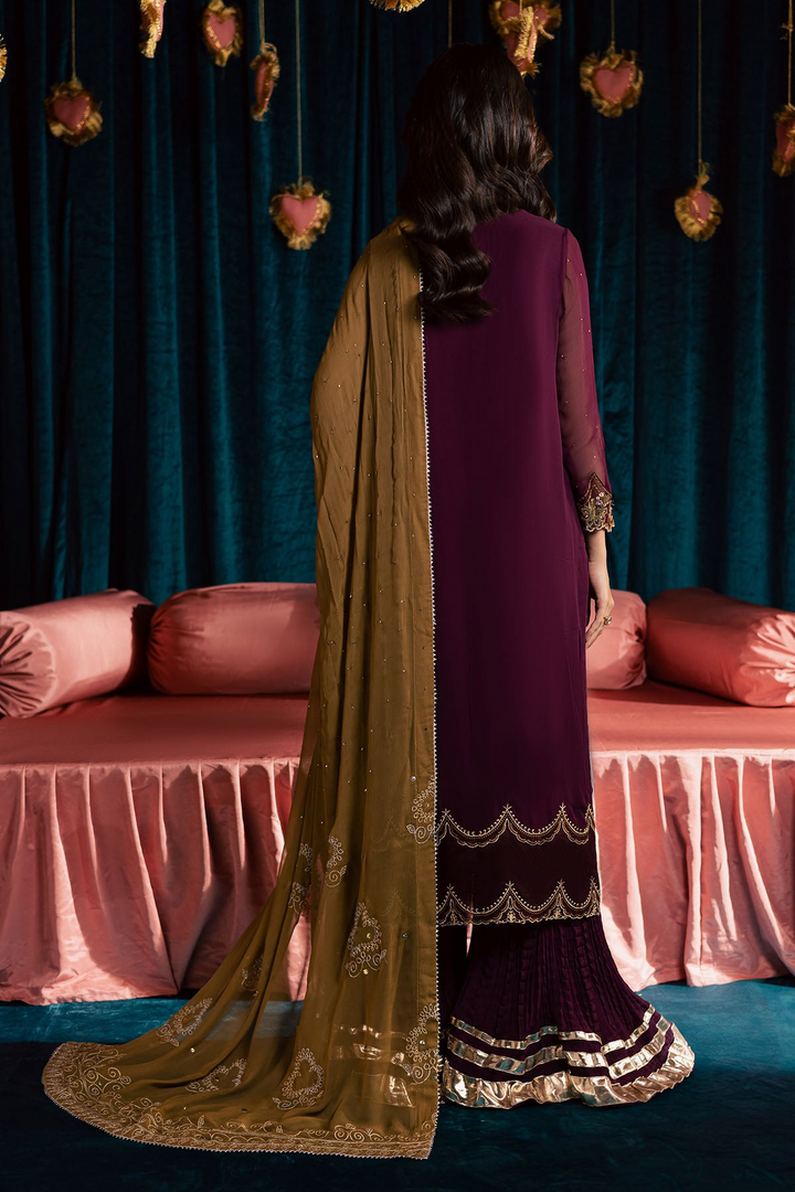 Mukeshkari Embroidered Chiffon
