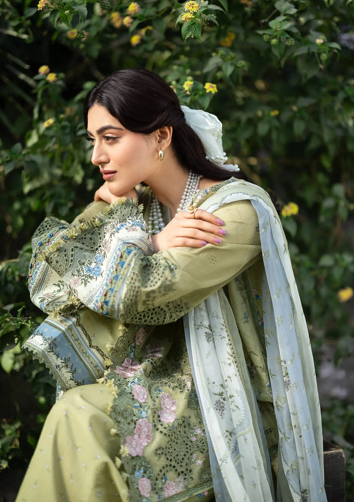 CHIKANKARI PRINTS WITH CHIFFON DUPATTA