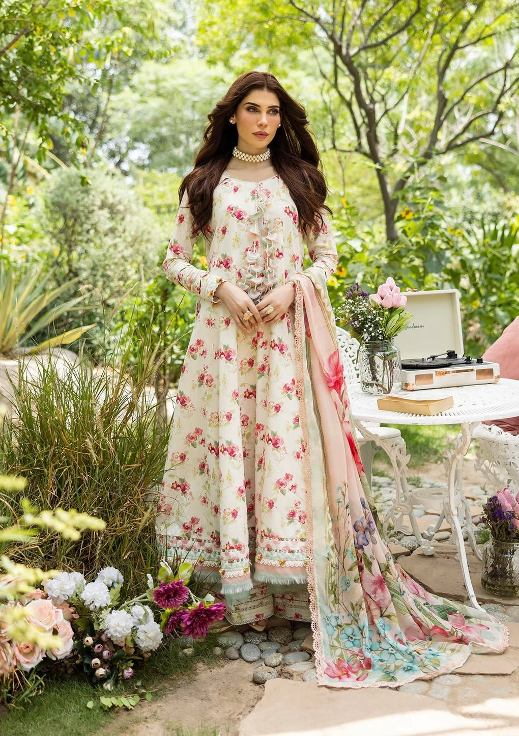 Elaf Prints with Chiffon Dupatta