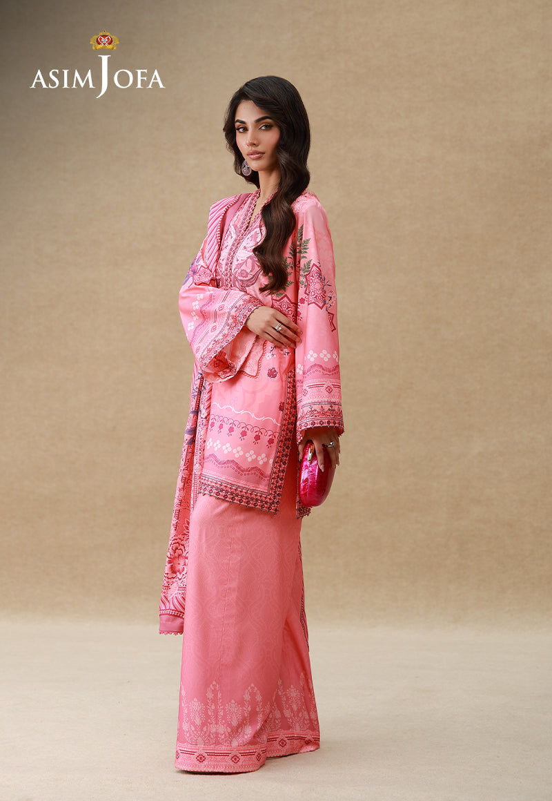 Embroidered Crepe Silk Unstitched 3 Pcs