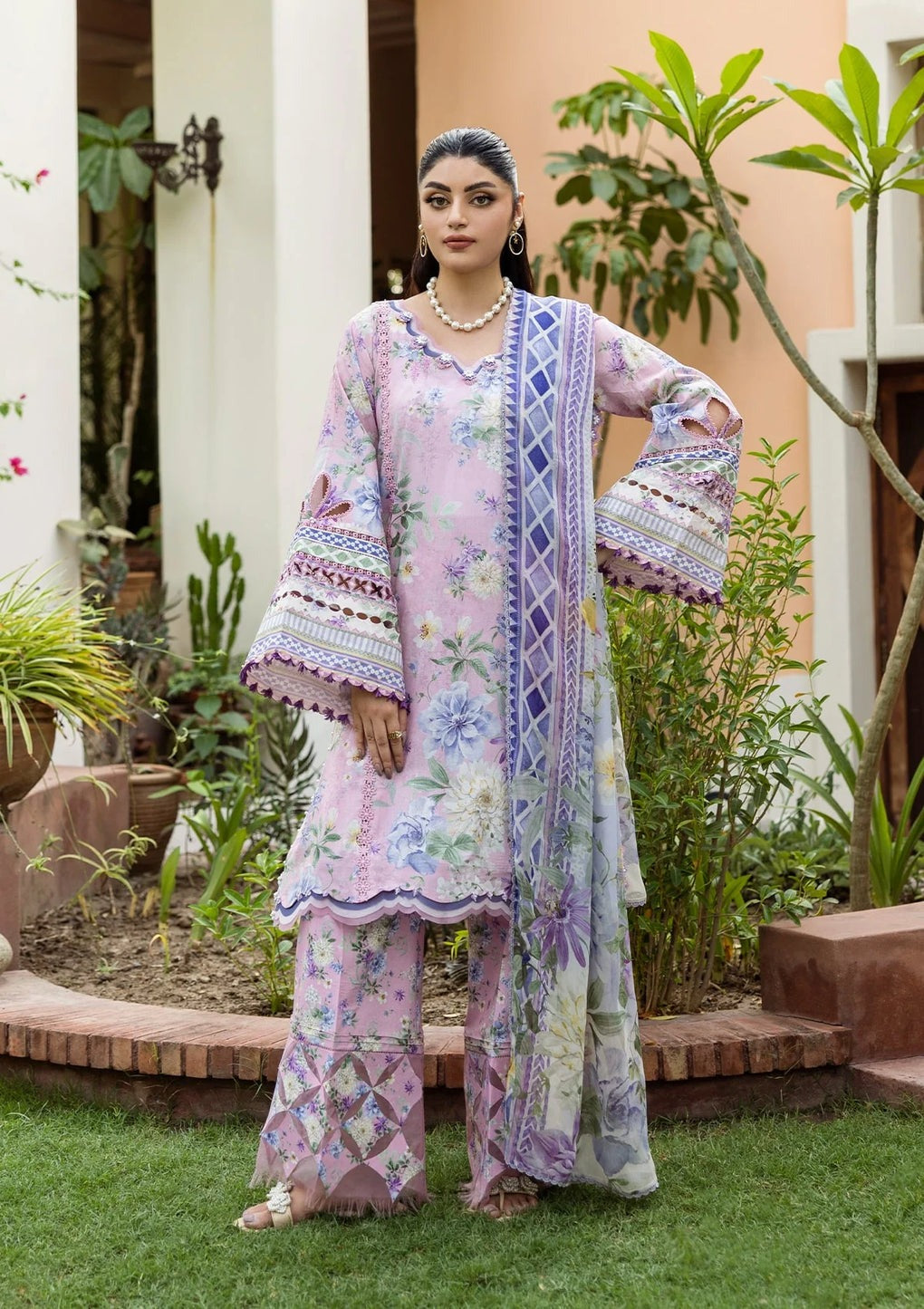 Elaf Prints with Chiffon Dupatta