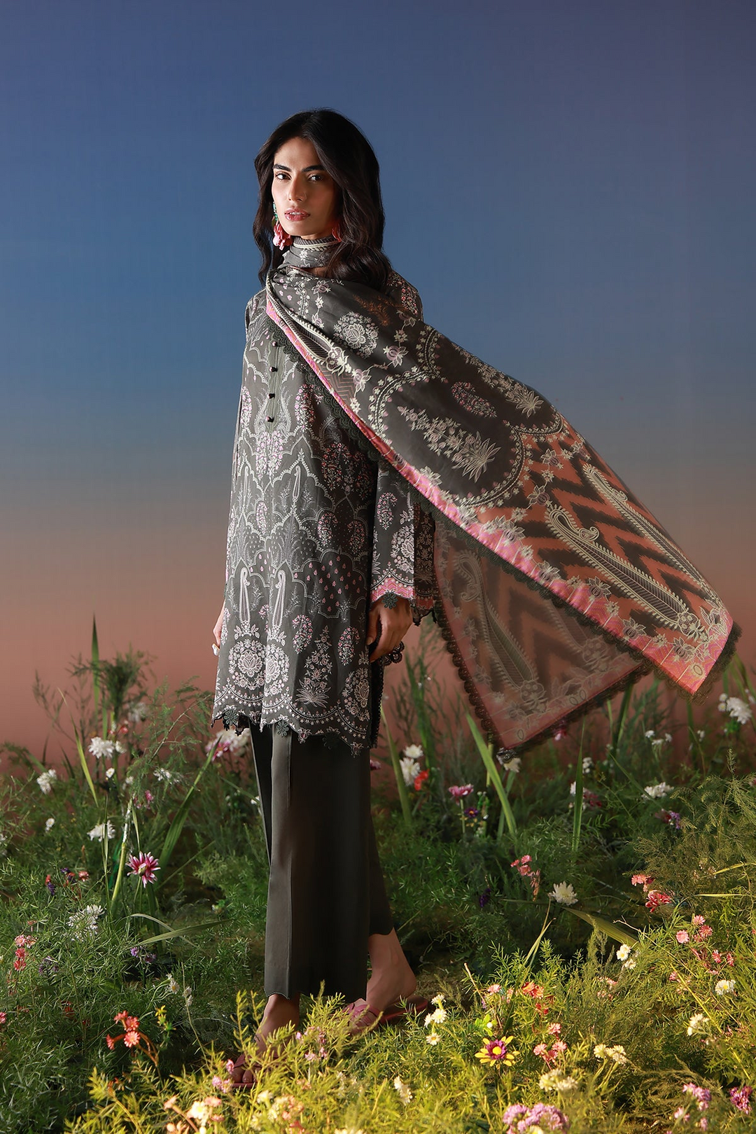 Mirha Unstitched Printed Lawn