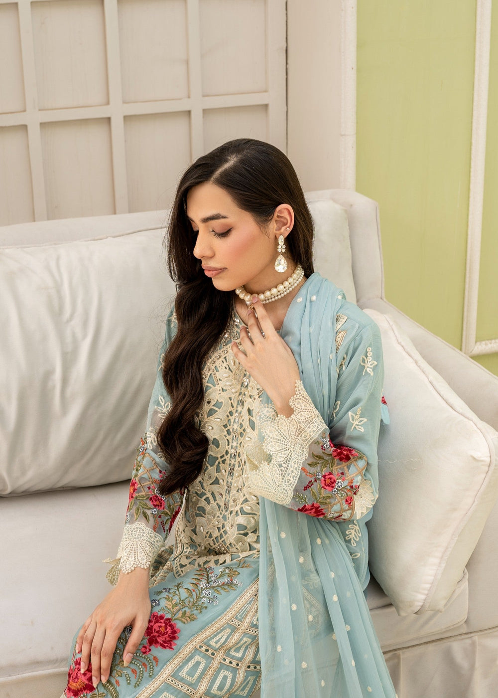 Uffaq EMBROIDRED CHIFFON