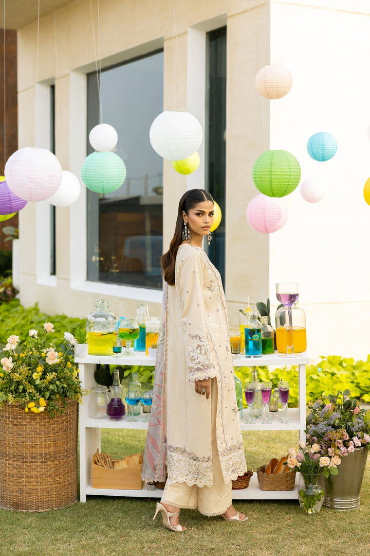 Embroidered 3-Piece Lawn Suit