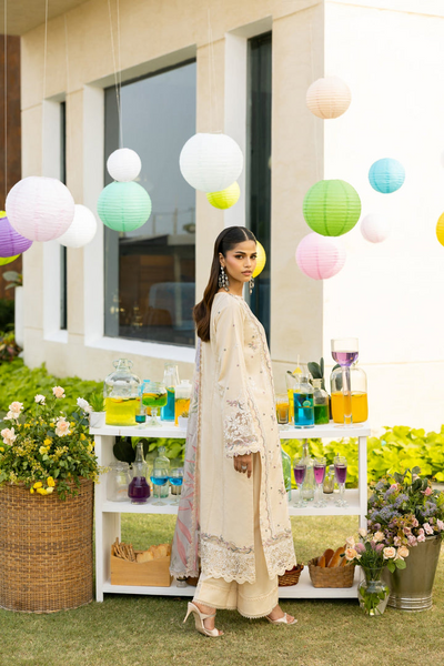 Embroidered 3-Piece Lawn Suit