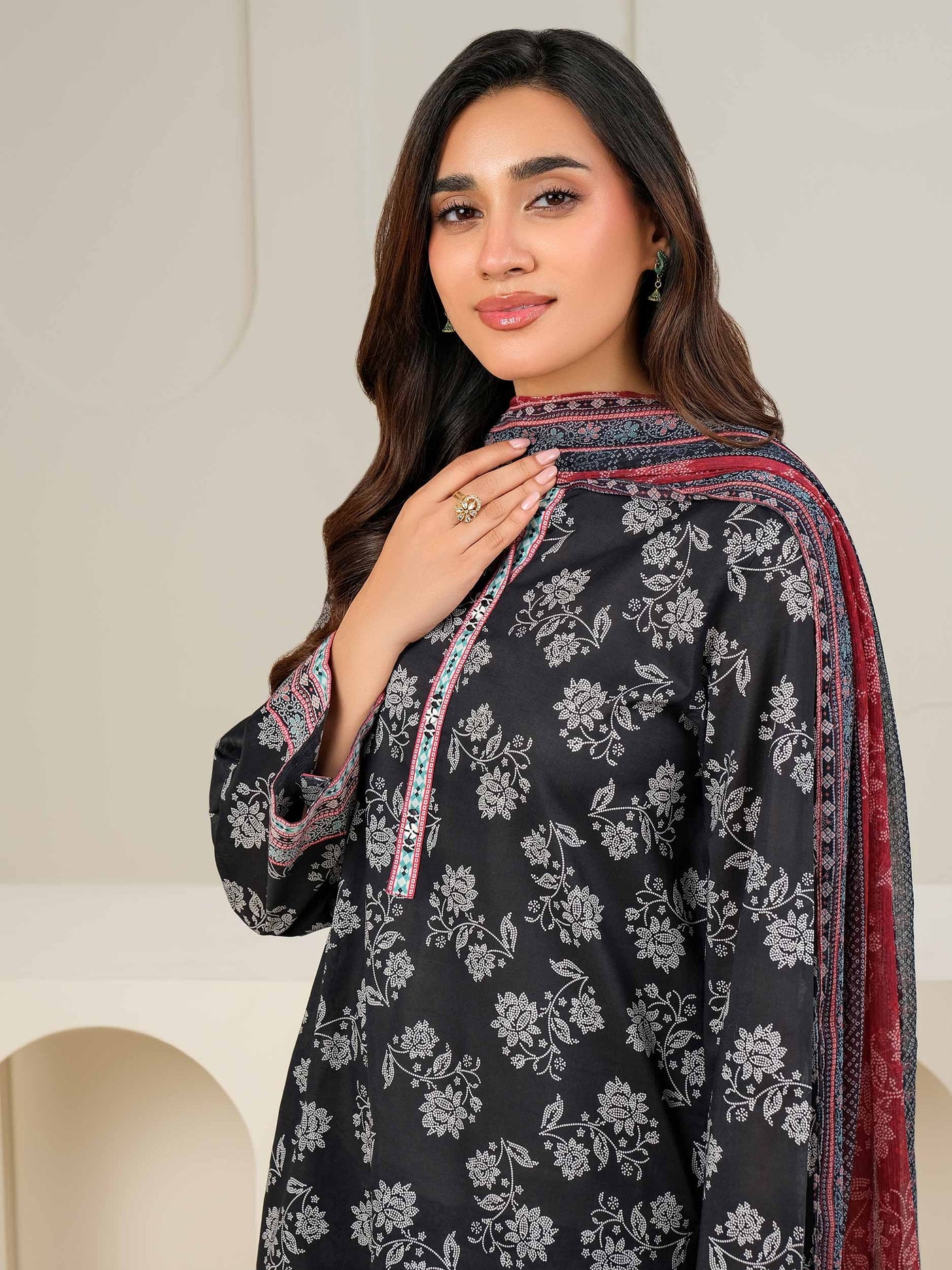 3 Piece Lawn Suit-Printed (Unstitched)