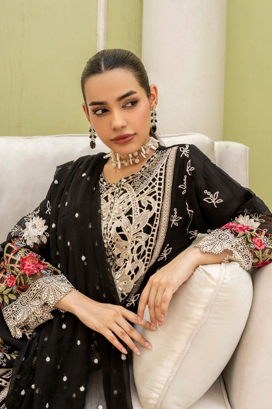 Uffaq EMBROIDRED CHIFFON