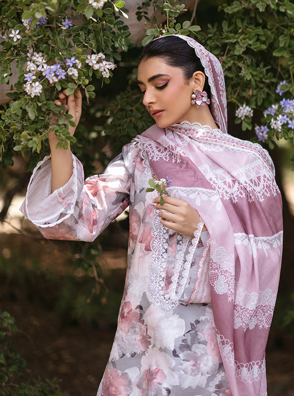 ZAINAB CHOTTANI-TAHRA LAWN - ZINNIA