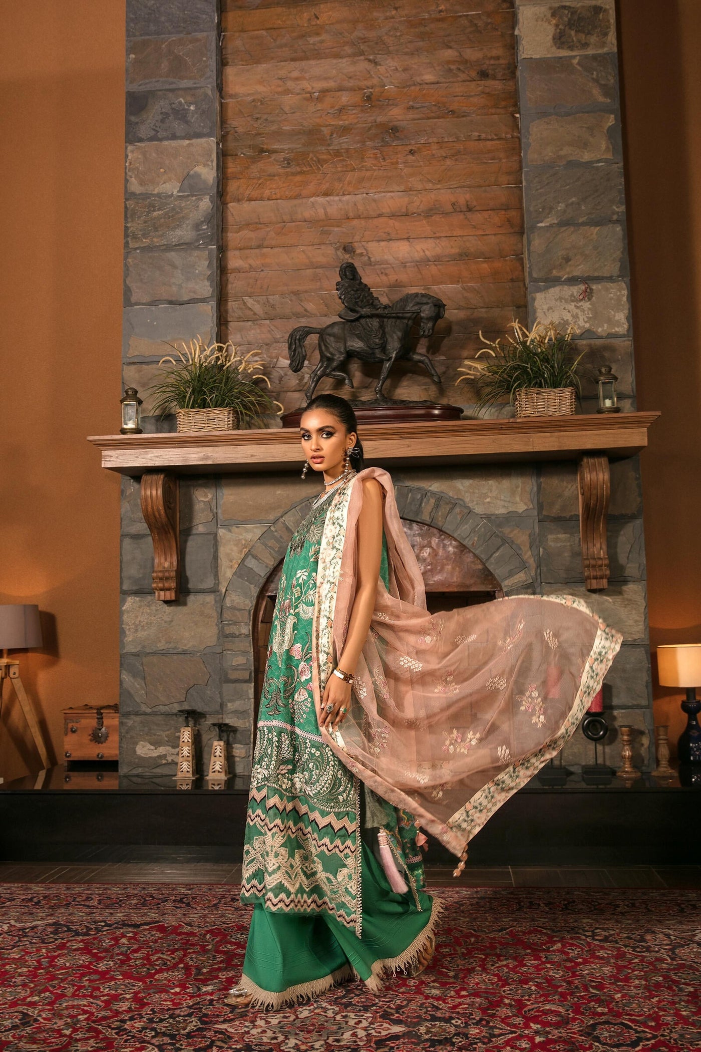 SHIZA HASSAN LUXURY LAWN-Lenora