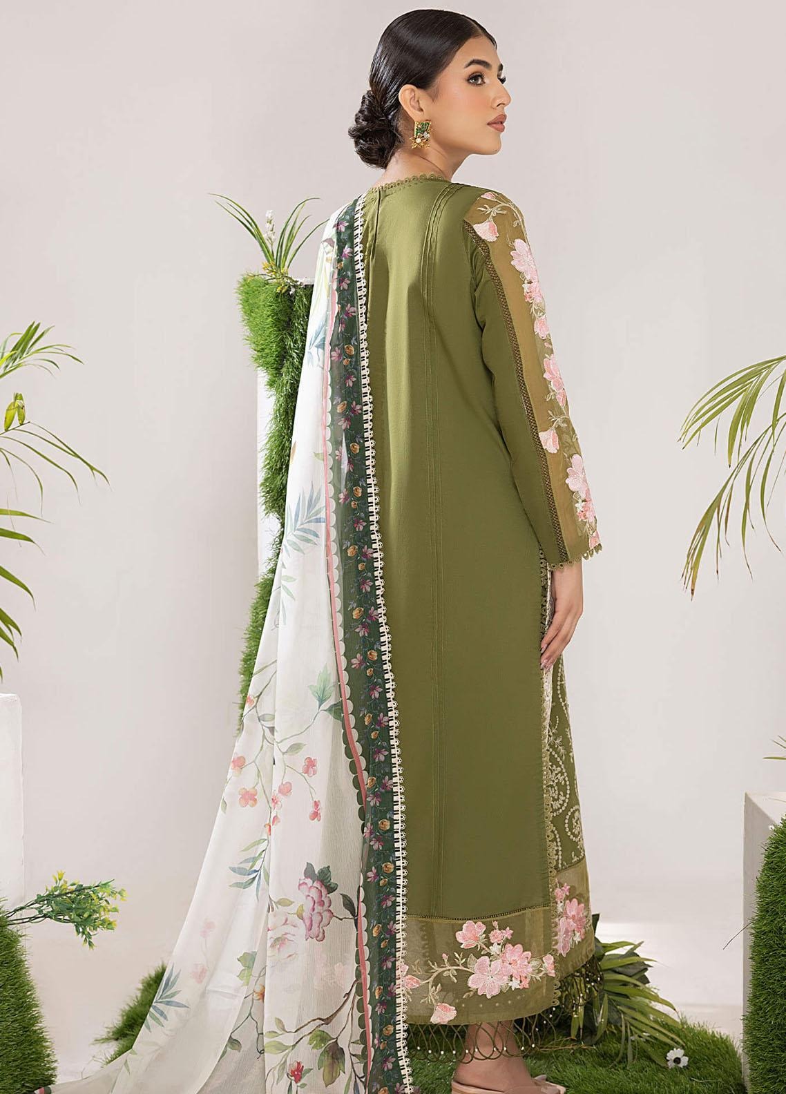 Asifa & Nabeel Aleyna Embroidered Lawn ALV-10