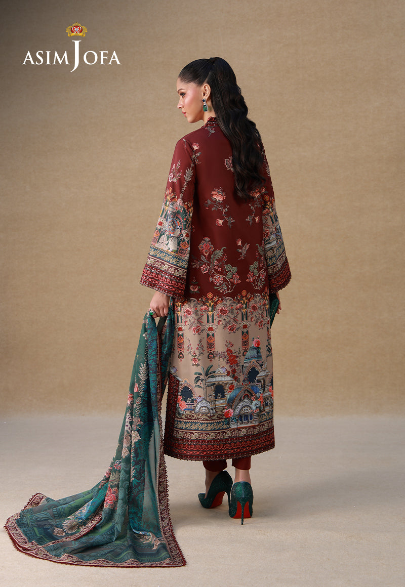 Embroidered Raw Silk Unstitched 3 Pcs