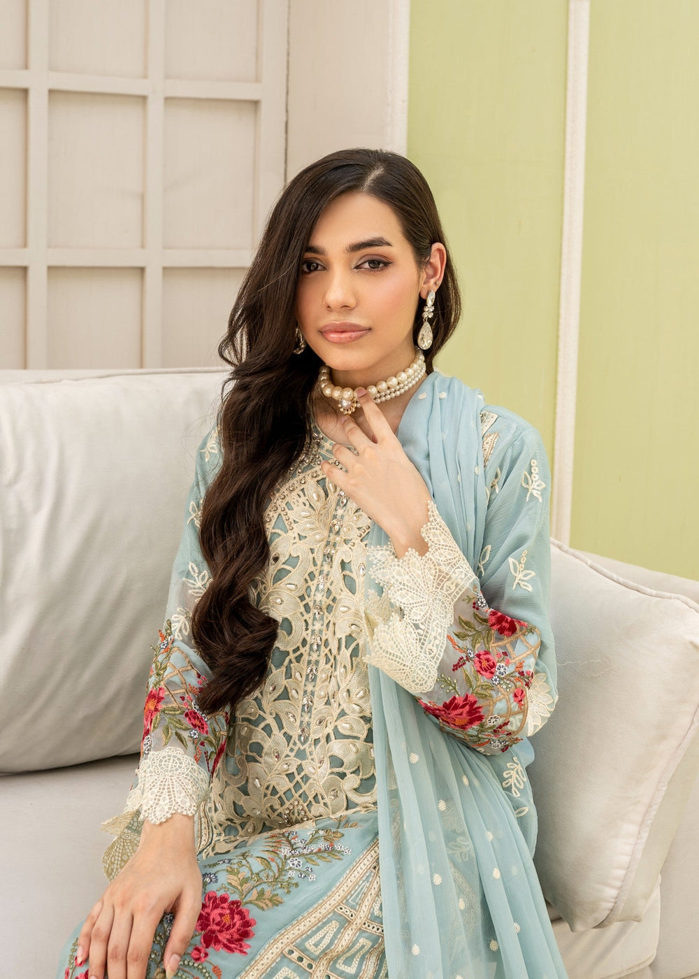 Uffaq EMBROIDRED CHIFFON