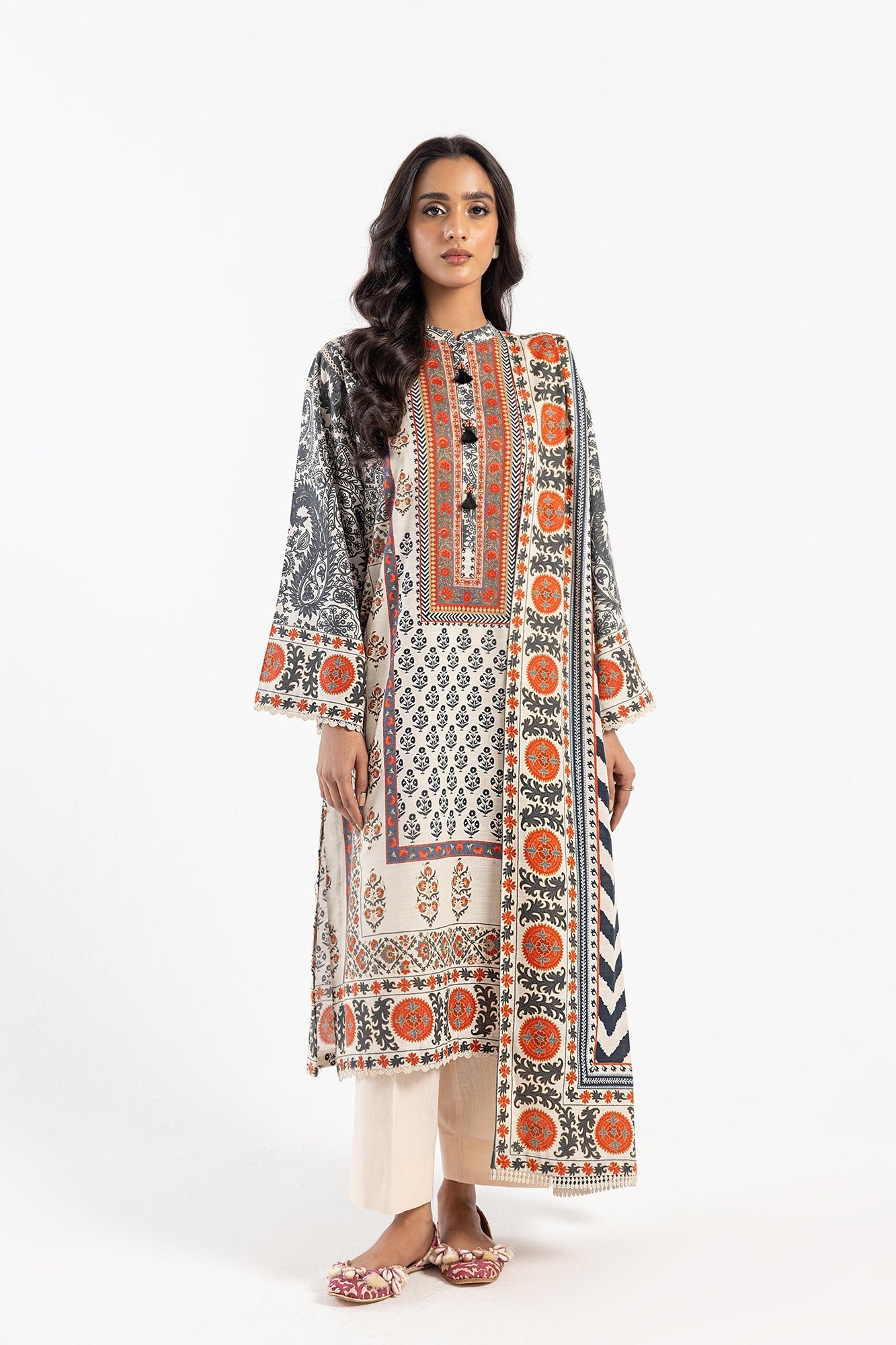 Ethnic PRINTED SUIT