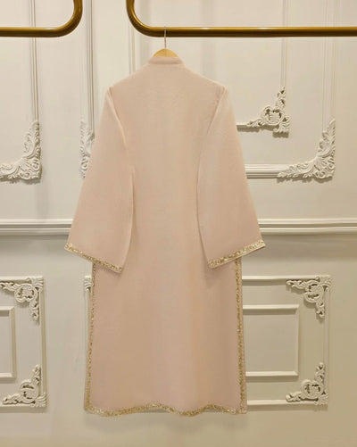 3 Piece - Pure Embroidered Cotton Net Suit