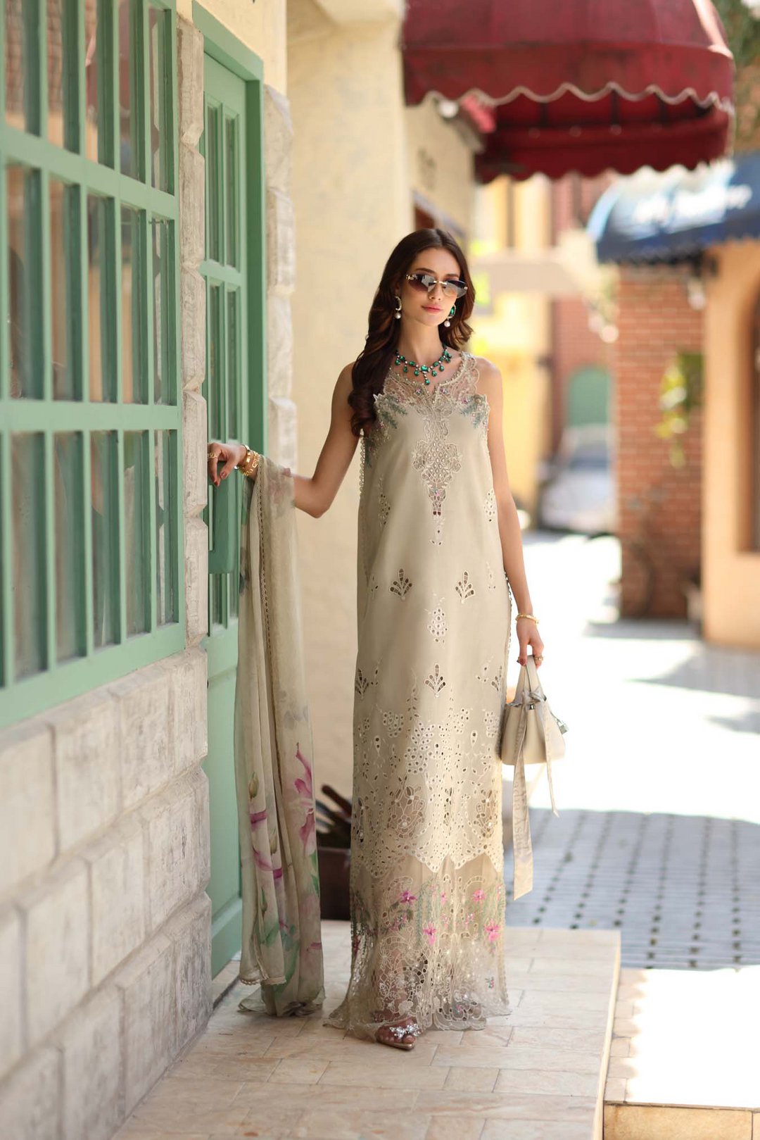 Luxe Chikankaari Lawn Suit