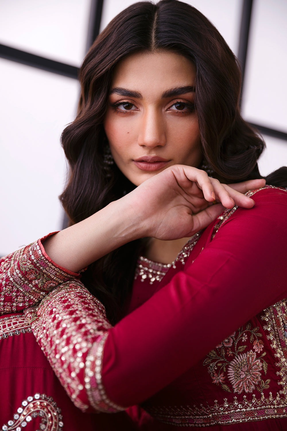 EMBROIDERED PISHWAS