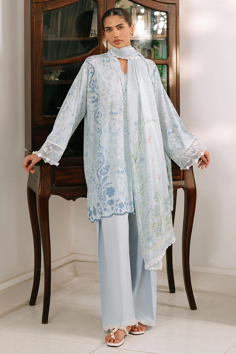 3PC PRINTED CAMBRIC SUIT