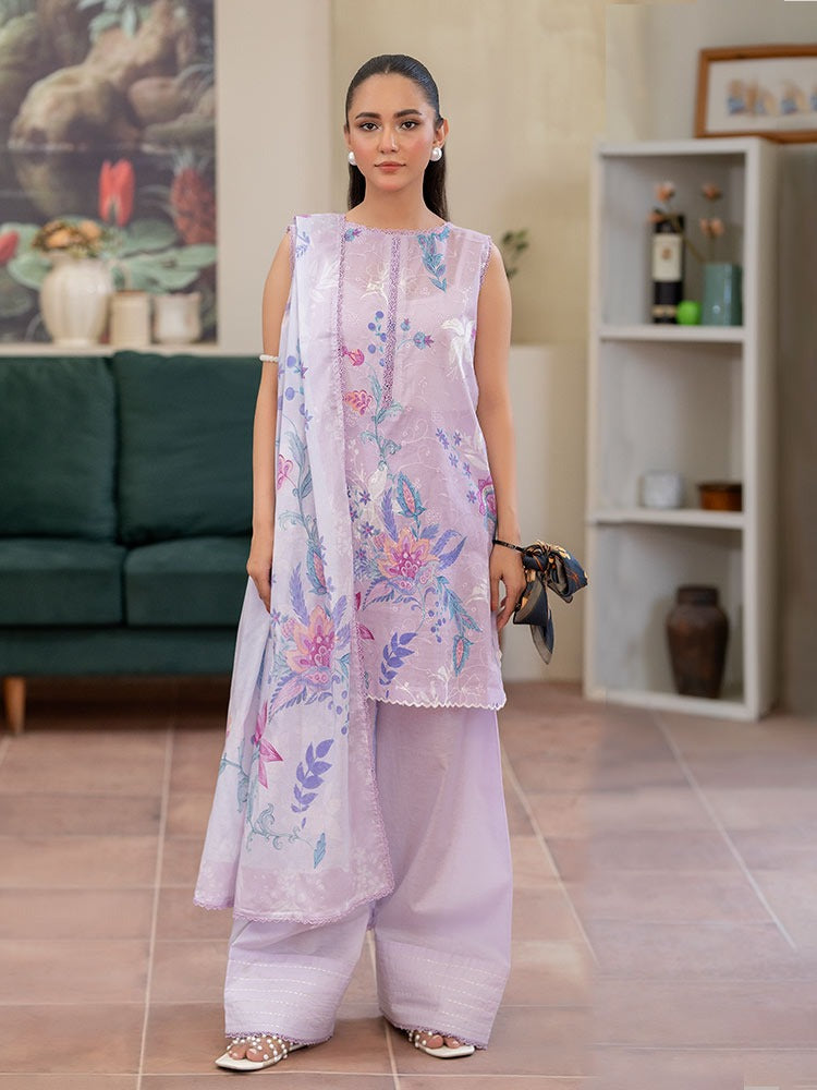 CHIKANKARI Digital Printed Lawn Suit