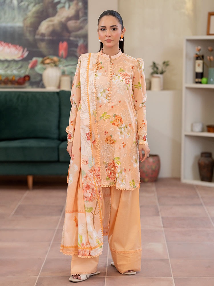 CHIKANKARI Digital Printed Lawn Suit
