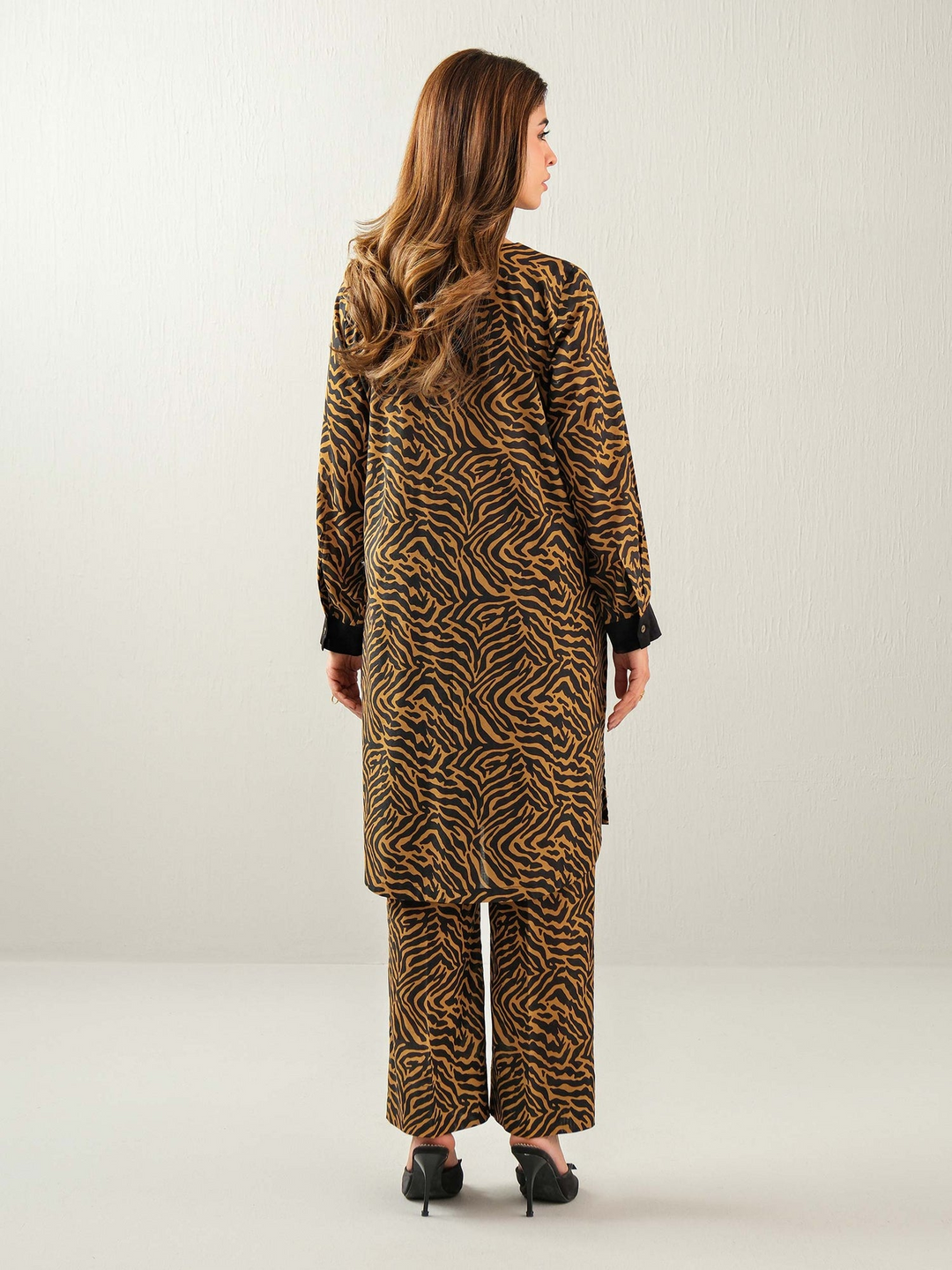 Textured Cotton Shirt-Printed (Unstitched)