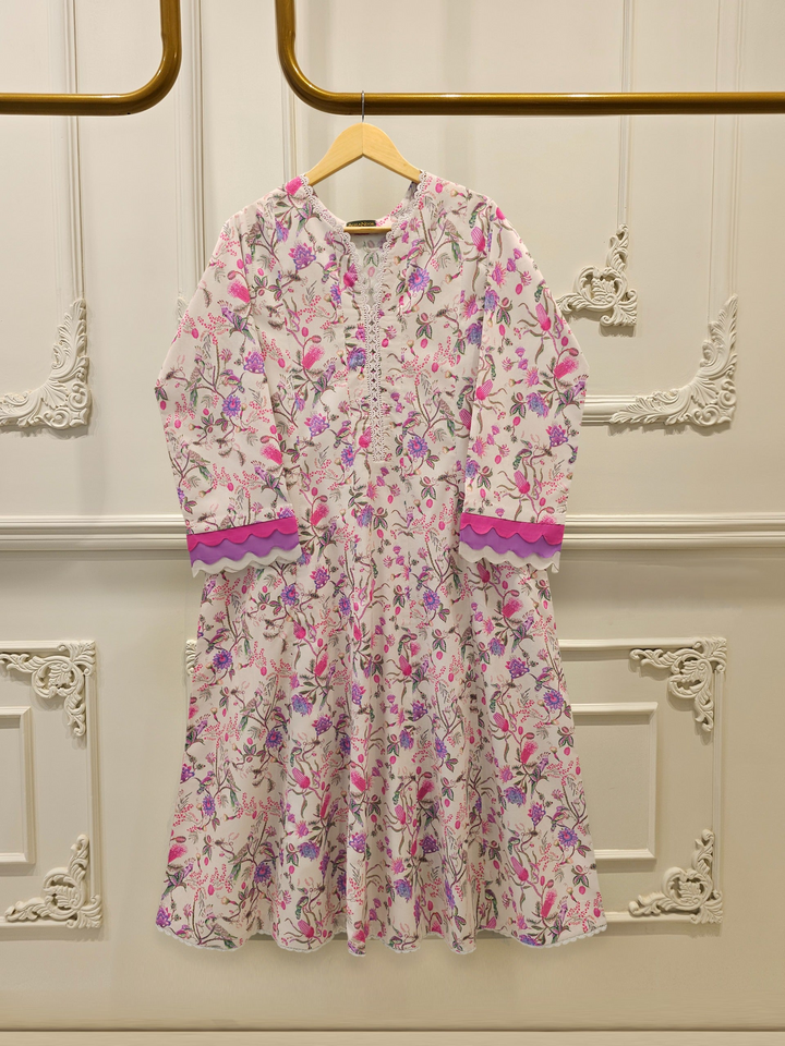 2 Piece - Digital Printed Cambric Suit