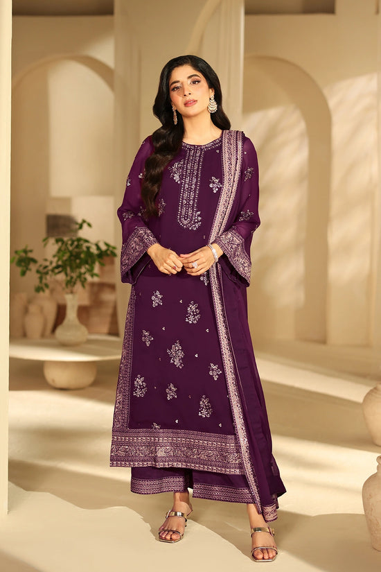 Sequins Embroidered Chiffon