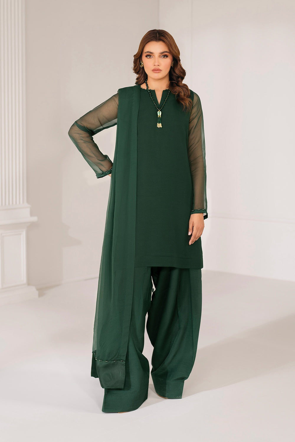 PLAIN CHIFFON 3 PIECE