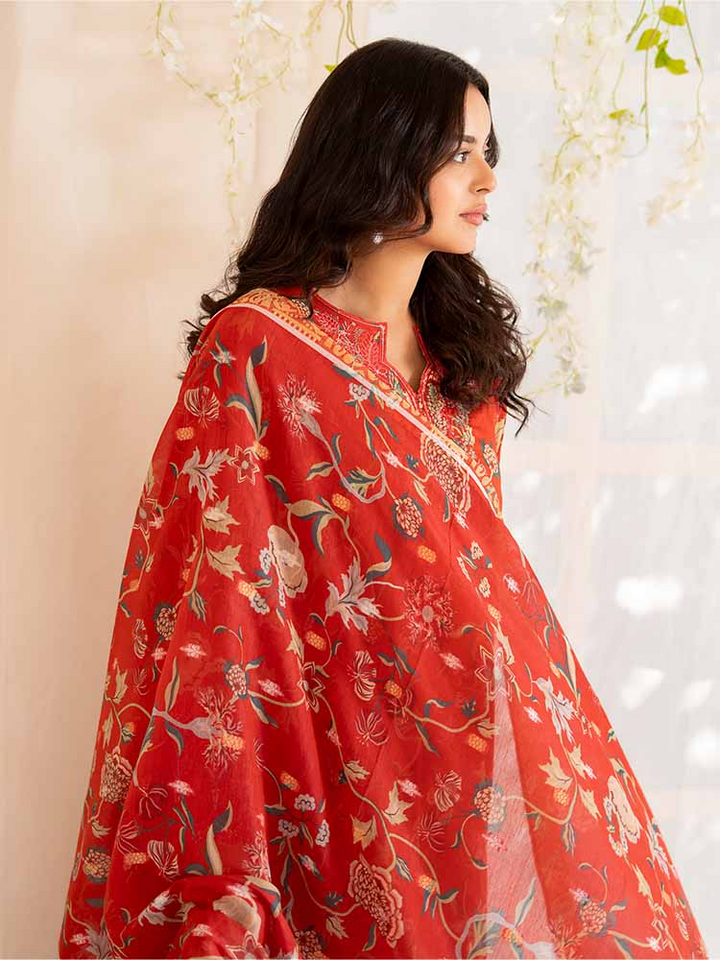 NOVA 3-Piece Unstitched Digital Printed Lawn Embroidered Suit