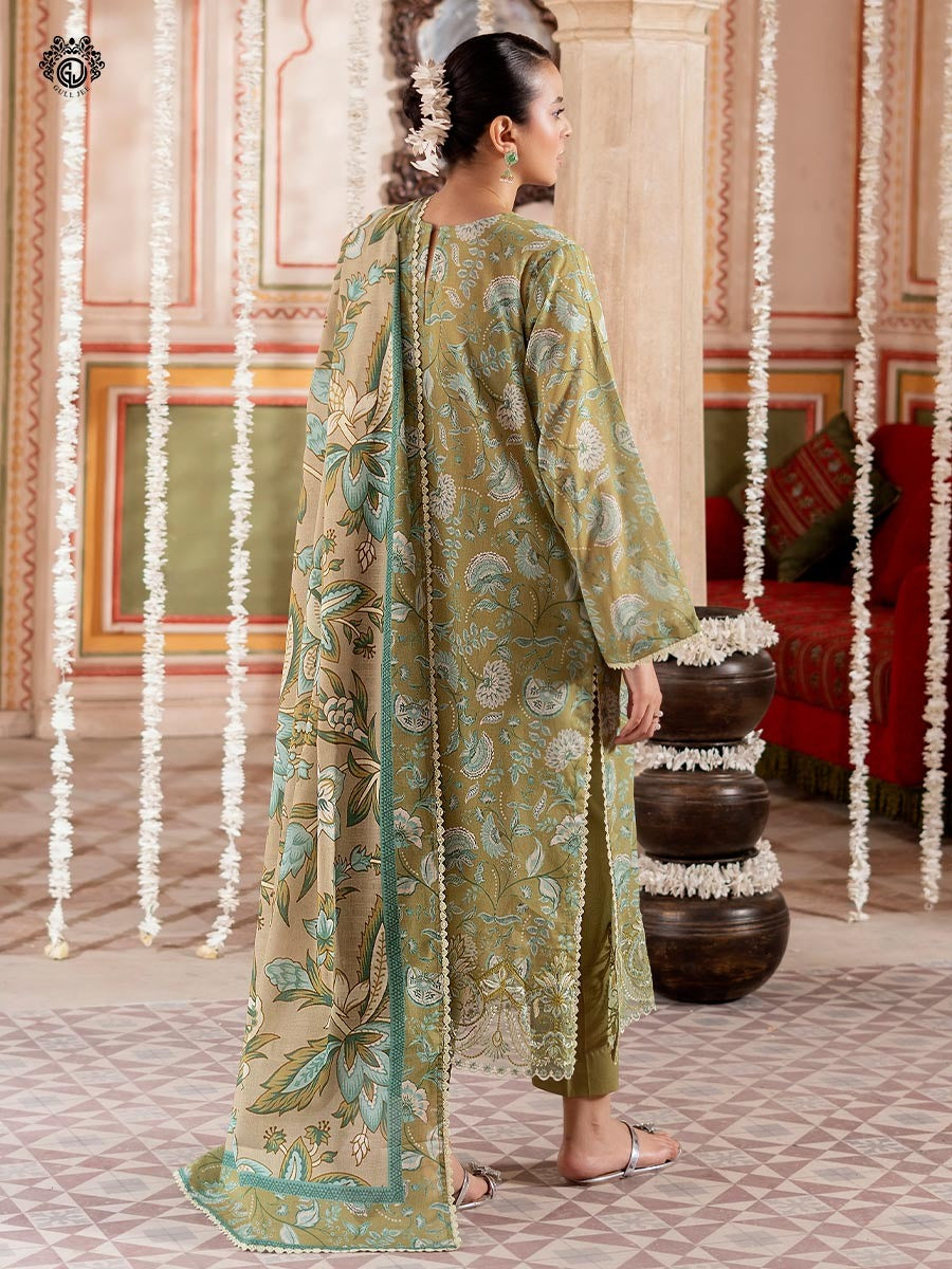 Tabeer Unstitched Lawn 3 PC