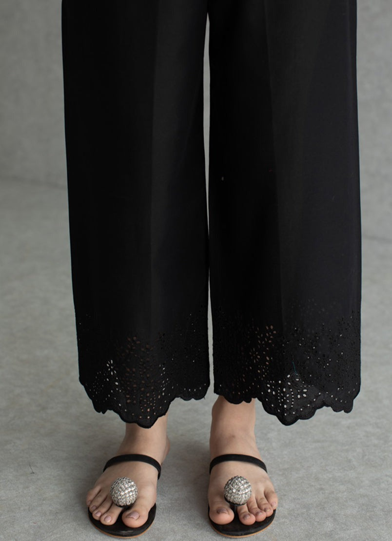 IMAGE || Black Cutwork Pant