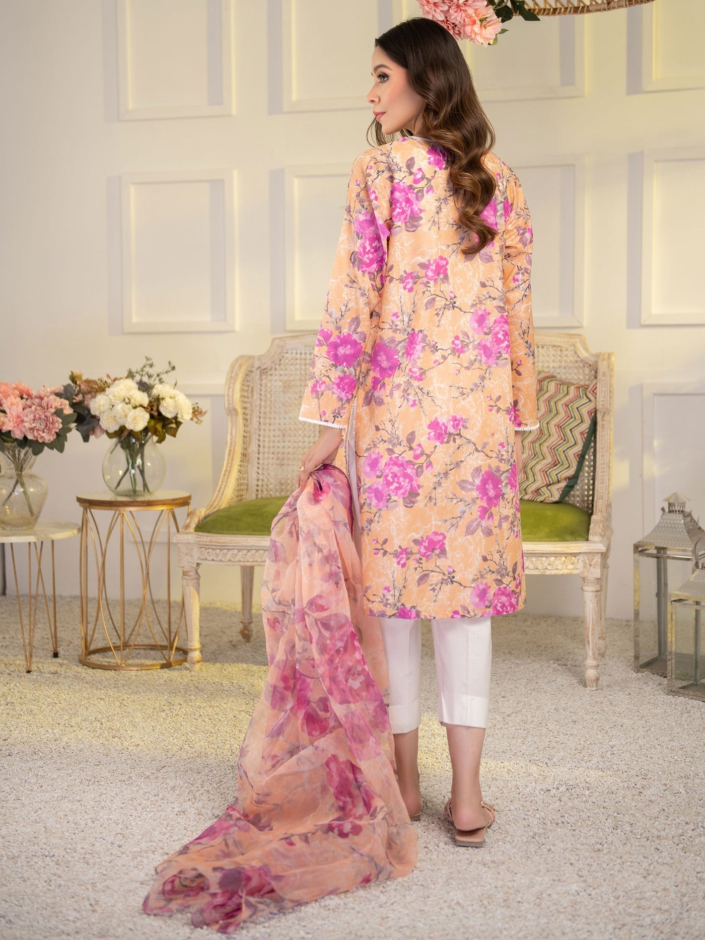 LIMELIGHT UNSTITCHED PRINTED LAWN