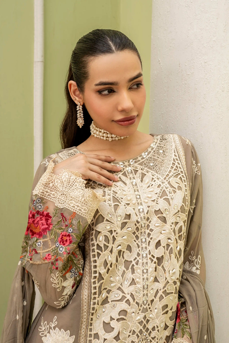 Uffaq EMBROIDRED CHIFFON