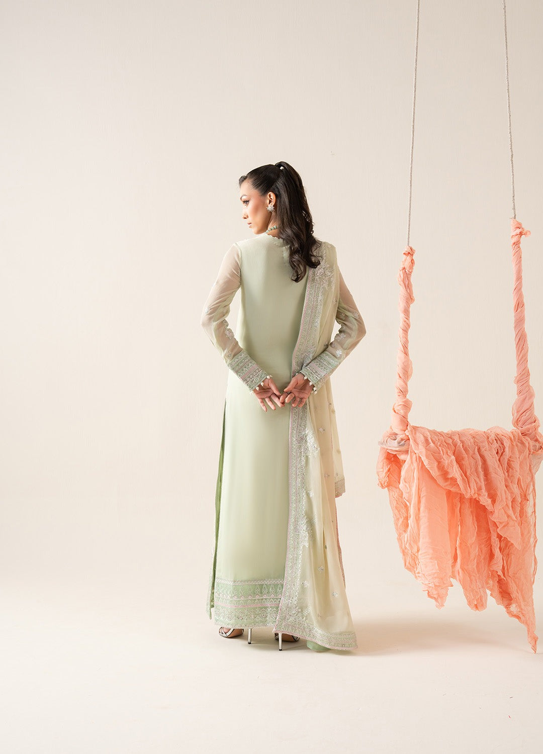 Freesia Zaib Embroirdered Chiffon