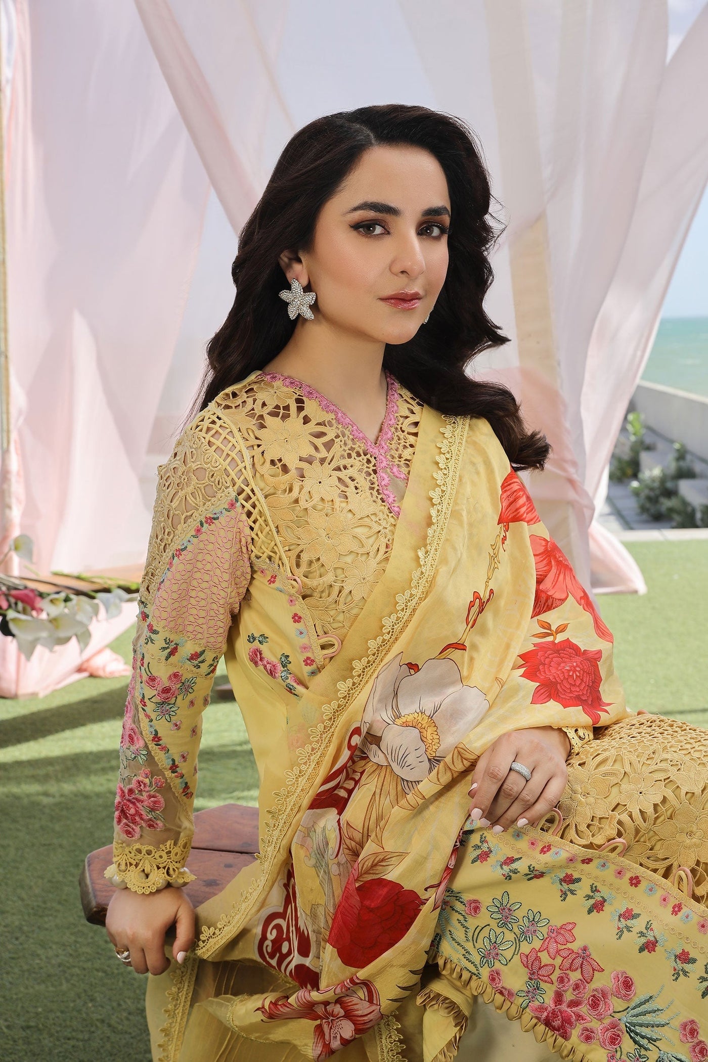 MARYAM HUSSAIN LUXURY LAWN-TROPICA