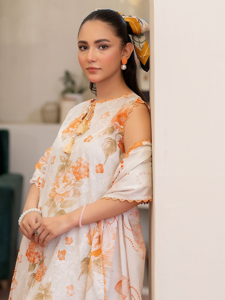 CHIKANKARI Digital Printed Lawn Suit