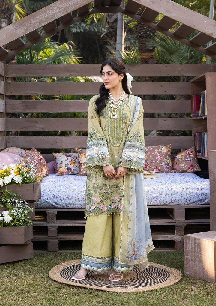 CHIKANKARI PRINTS WITH CHIFFON DUPATTA