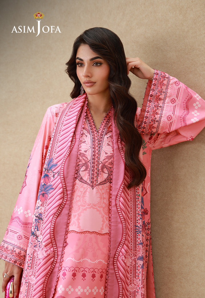 Embroidered Crepe Silk Unstitched 3 Pcs