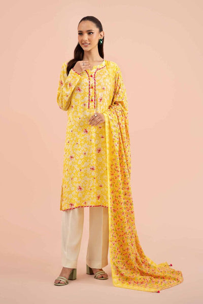 Nishat Linen || 3 Piece - Printed Suit - 42402103