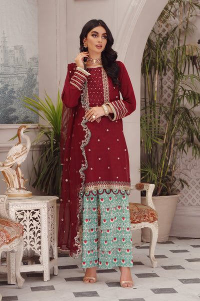 LAKHANY Unstitched Embroidered Lawn SG-5016