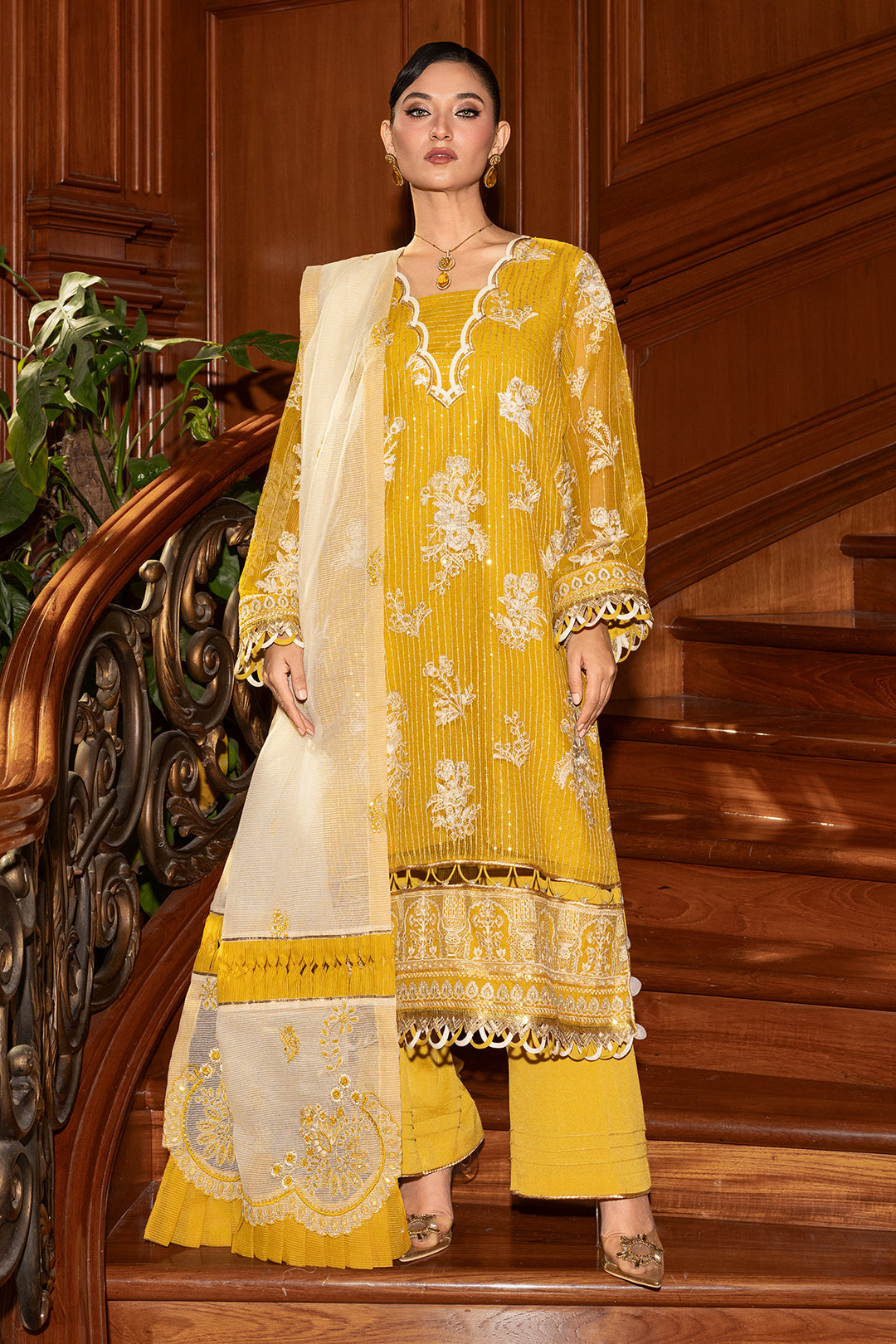 Embroidered Shirt Shalwar Dupatta