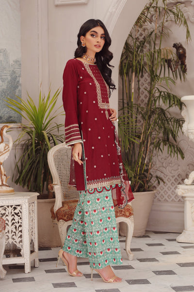 LAKHANY Unstitched Embroidered Lawn SG-5016